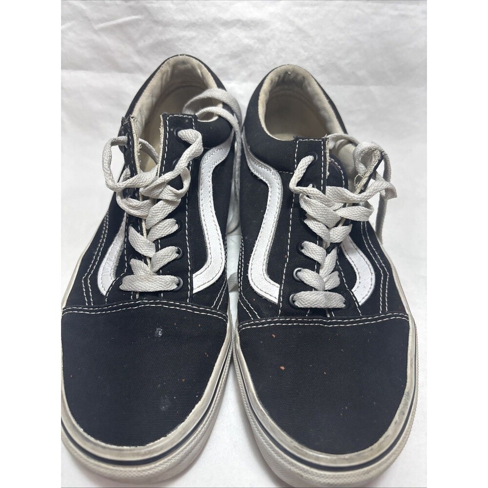 Vans Old Skool Black White Skate Shoes Men’s 6 Women’s 7.5 Used